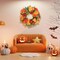 right Pumpkin Hydrangea Wreath, Peony Wreaths for Front Door Indoor Outdoor Autumn Harvest Thanksgiving Décor